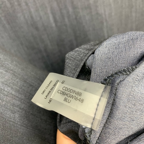 Calvin Klein Dark Denim Wash Dress w/ Zipper - Picture 8 of 13